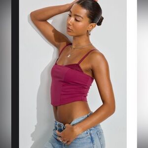 Brand new with tag Garage bustier top